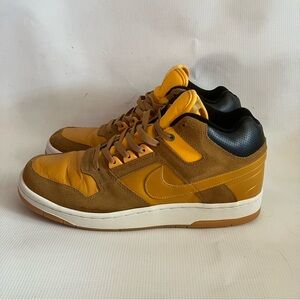 NIKE SB DELTA FORCE SUPREME 3/4 SIZE 11 YELLOW/WHITE STREETWEAR